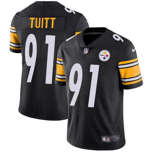 Nike Pittsburgh Steelers #91 Stephon Tuitt Black Team Color NFL Vapor Untouchable Limited Jersey,We sell and wholesale Nike Pittsburgh Steelers #91 Stephon Tuitt Black Team Color NFL Vapor Untouchable Limited Jersey on line form chian!